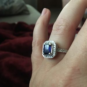 Diamond/Sapphire Ring